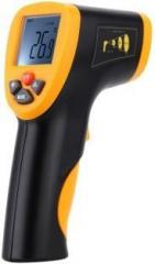 Balrama 50~550 Handheld Non Contact Digital LCD IR Infrared Thermo Meter Laser Temperature Tester Pyrometer with Type K Thermocouple + Leather Cover Case Handheld Thermometer