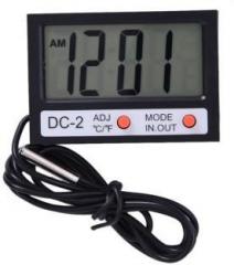 Balrama DC 2 Mini Digital Table Clock + Digital Thermometer