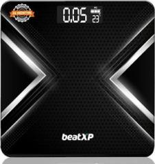 Beatxp Gravity X Digital Weight Machine with Thick Tempered Glass | LCD Display Weighing Scale