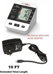 Bpl Medical Technologies 120/80 B16 Made In India Bpl 120/80 B16 Blood Pressure Monitor With Free Rsc Healthcare AC/DC Adapter Bp Monitor