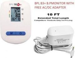 Bpl Medical Technologies 120/80 B3+ Made In India Bpl 120/80 B3+ Blood Pressure Monitor With Rsc Healthcare AC/DC Adapter Bp Monitor