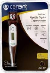 Carent DMT 437 Waterproof Instant Flexible Tip Digital Thermometer for Fever Body Temperature Machine for Kids Adults & Babies Thermometer with Fever Alarm Thermometer