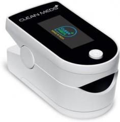 Clean Meds OLED Display Spo2 Fingertip Pulse Oximeter Red Colour Beep Alert Function Inbuilt Pulse Oximeter
