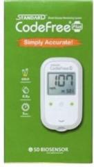 Code Free SD PLUS GLUCOMETER MONITOR WITH 50 STRIP Glucometer
