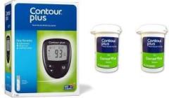 Contour Plus Globally Most Trusted and Highly Accurate Glucometer With 10+10 Strips Glucometer