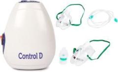 Control D DC Portable TRAVEL FRIENDLY Complete Kit with Child and Adult Maks Nebulizer