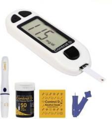 Control D White 50 Strips & Glucometer