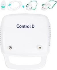 Control D White Portable Compresor Complete Kit with Child and Adult Maks Nebulizer