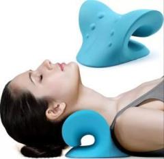 Crempire Neck And Shoulder Relaxer Cervical Stretcher Traction Neck Support Rechargeable Pain Relief EMS Massage Machine Massager