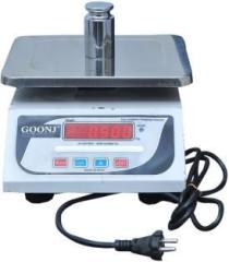 D DEVOX DOUBLE DISPLAY HIGHLY DURABLE WEIGHT MACHINE WITH CAPACITY 30KG TO 1GM WITH DUAL DISPLAY AND RECHAREABLE BATTERY. STEEL WEIGHING SCALE SB Weighing Scale