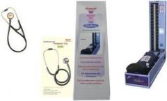 Diamond LED Regular Model BPDG141 with Original brand Paediatric Stethoscope ST028 Combo Kit Bp Monitor