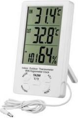Divinext TA298 Inside/Outside Min/Max Memory Comfort Display Humidity Meter with Probe Digital Thermohygro Hygrometer Temperature Meter Thermometer