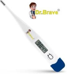 Dr.Brave Digital thermometer Fever Alarm & Beep Alert|CE Approved &10 seconds Fast Reading for Kids & Adults MT101P Thermometer