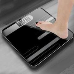 Dr Care 180kg Digital Body Weighing Scale Glass LCD Display Personal Black Bathroom Weighing Scale