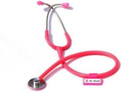 Dr. Head Single Head Aluminum Stethoscope For All Pink Stethoscope Cardiology Stethoscope