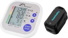 Dr. Morepen BP02 Monitor & HealnHealthy Q9 Pulse oximeter with BP02 Bp Monitor