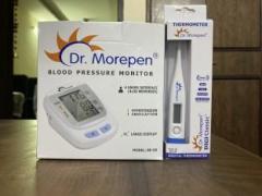 Dr. Morepen BP 09 Blood Pressure Monitor and MT 110 Thermometer combo pack Bp Monitor