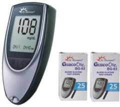 Dr. Morepen Dr Morepen Glucoone Blood glucose monitoring and 50 strips Glucometer