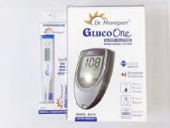 Dr. Morepen Glucometer and MT 110 Thermometer combo pack Glucometer