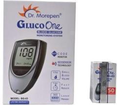 Dr. Morepen GlucoONE with 50 Strips Glucometer