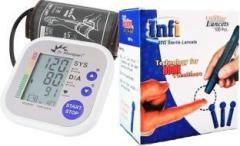 Dr. Morepen Healthcare Combo Of Dr Morepen Bp02 And Infi Lancets Only Bp02 Bp Monitor