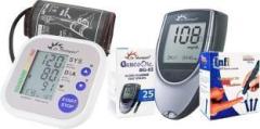 Dr. Morepen Healthcare Combo Of Dr Morepen Bp02, Glucometer, 25 Strips And Infi Lancets Pack Only Bp02 Bp Monitor