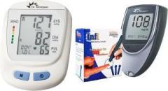 Dr. Morepen Healthcare Combo Of Dr Morepen Bp09 Machine, Glucometer And Infilancets Packs Dr Morepen Bp Monitor