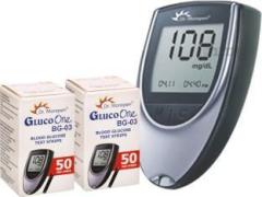 Dr. Morepen Healthcare Combo Pack Of Dr Morepen Glucometer with 50 and 50 Strips Only Glucometer