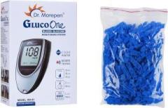 Dr. Morepen PREMIUM QUALITY BG03 GLUCOMETER ONLY WITH PACK OF 100 STERILE LANCET PINS Glucometer