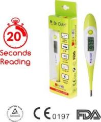 Dr. Odin MT4320 DMT4320 Digital Thermometer with 20 Second Reading, Flexable Tip|Pack of 2|Green Thermometer
