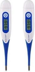 Dr. Odin MT 4333 Digital Thermometer FDA Approved 20 Second Reading Infant, Kid, Adult Pack of 2 Thermometer