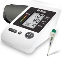 Dr. Trust SilverLine Fully Automatic Blood Pressure Monitor & Dr.Trust Digital Thermometer Free with Bp Monitor