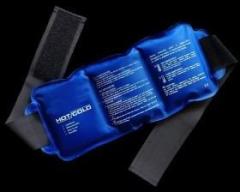 Dx Mart Hot and Cold Ice Pack for Pain Relief Gel Bag for Back, Shoulder, Ankle, Knee, with Adjustable Strap Blue Gel Pack