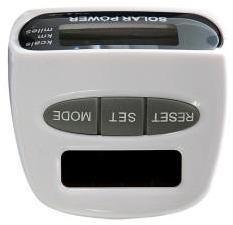 Edust Solar Power Calorie Consumption Run Step Pedometer Distance Counter with LCD Pedometer