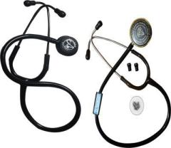 Ethigen Ultra ClassicIII With Diamond Gold Ring Stetho For Doctors & MEdical Students. Acoustic Stethoscope