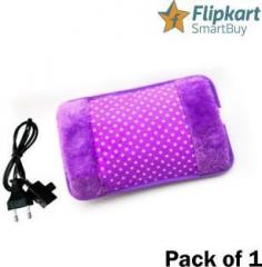 Flipkart Smartbuy Velvet Heating Gel Pad for Pain Relief with Auto Cut off and charging cable Electrical 1 L Hot Water Bag