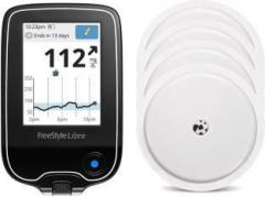 Freestyle Libre Flash Glucose Monitoring System 1 Reader Free With 4 sensors Pack Glucometer