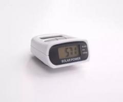 Ganapati Solar Power Calorie Consumption Run Step Distance Counter With LCD Screen Pedometer