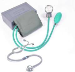 Glomoov |Life Line Aneroid BP Monitor with Stethoscope| Life Line Aneroid Sphygmomanometer | Bp Monitor