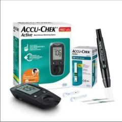 Glucocare Active monitor with 10 strips Glucometer