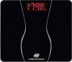 Granny Smith Red Led Body Weight Machine Digital Toughened Glass Weighing Scale