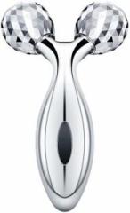 Gyanvi GK 262 3D Manual 360 Rotate Silver Roller Face Body Massager | Wrinkle Remover | Facial Massage Relaxation | Tightening Shaping Massage Roller Massager
