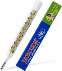 Hicks Oval thermometer Oval clinical thermometer