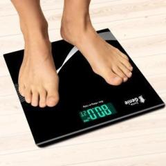 Home Genie Weight Machine Heavy Thick Tempered Glass LCD Display Weighing Machine Weighing Scale