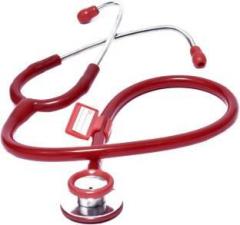 Jmwdo Care Stethoscope for Students Medical And Doctors Red Acoustic Stethoscope Acoustic Stethoscope