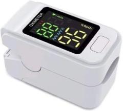 Jo Pharma JO White Human Care Fingertip Pulse Oximeter with SpO2 Blood Oxygen Rate Device Pulse Oximeter