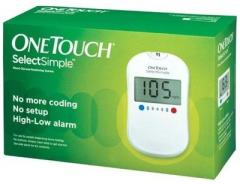 Johnson & Johnson One Touch Select Glucose Monitor with 10 Strips Glucometer