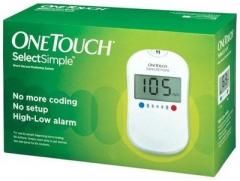 Johnson & Johnson One Touch Select Glucose Monitor with 35 Strips Glucometer