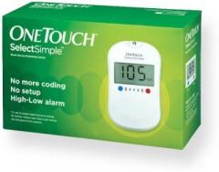 Johnson & Johnson One Touch Select Simple Glucose Monitor with 25 Strips Glucometer