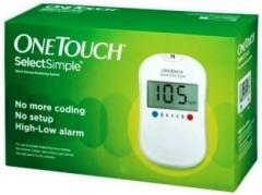 Johnson & Johnson With 50 Strips + 100 Lancets + 100 Swabs One Touch Select Glucometer